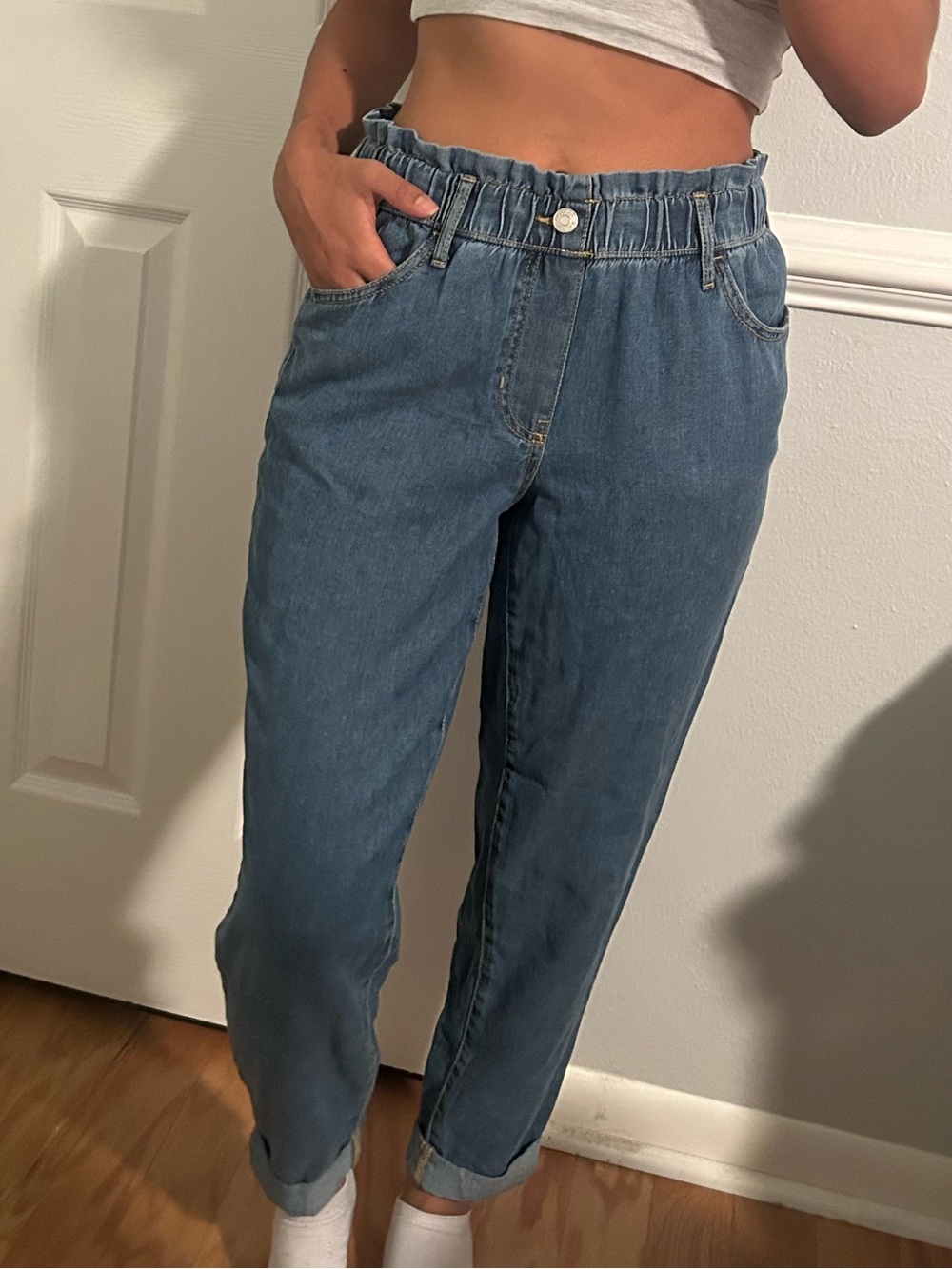 Banana republic high waisted stretchy jeans size 27